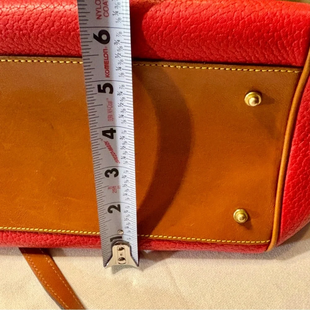 Vintage DOONEY & BOURKE R28 Red DR Speedy Satchel Handbag Purse 1980’s - Picture 10 of 12